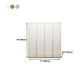 Contemporary Style Wardrobe Armoire Wood Armoire with Garment Rod for Bedroom