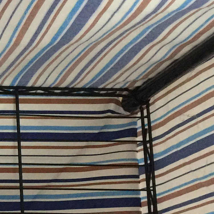 Armoire de garde-robe contemporaine Armoire de cadre en métal avec canne de vêtements et étagères pour la maison