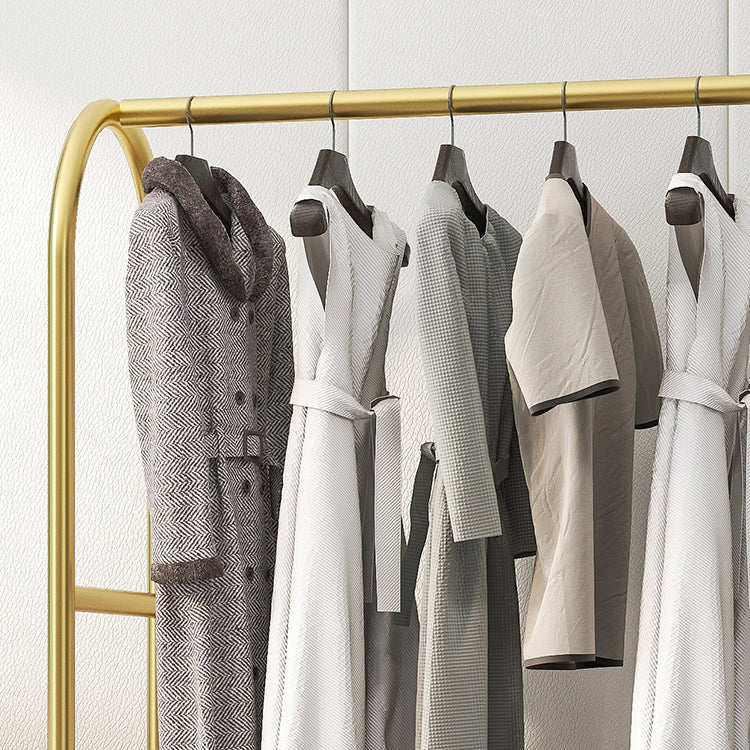 Moderne einfache Kleidung Aufbewahrungsregale Metallbedeckung mit Rizinus