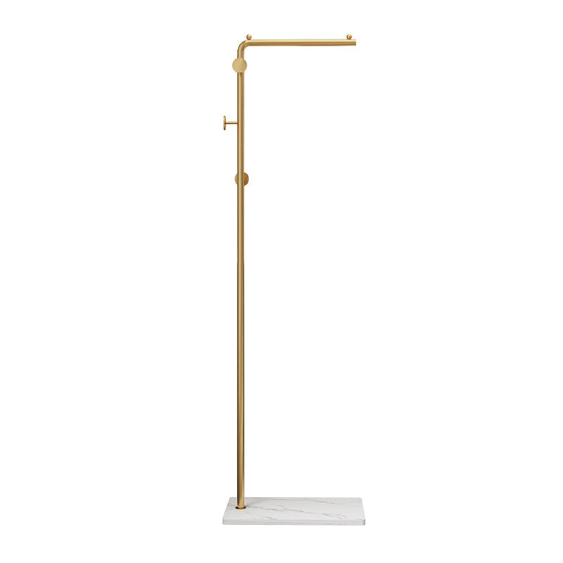 Gorgeous Coat Hanger Plain Free Standing Metal Coat Rack Metal for Living Room Gold Basket Not Included Clearhalo 'Entry & Mudroom Furniture' 'furn' 'furn_hall_tree_coat_racks' 'Furniture' 'Hall Trees & Coat Racks' 'hall_tree_coat_racks' 6064517