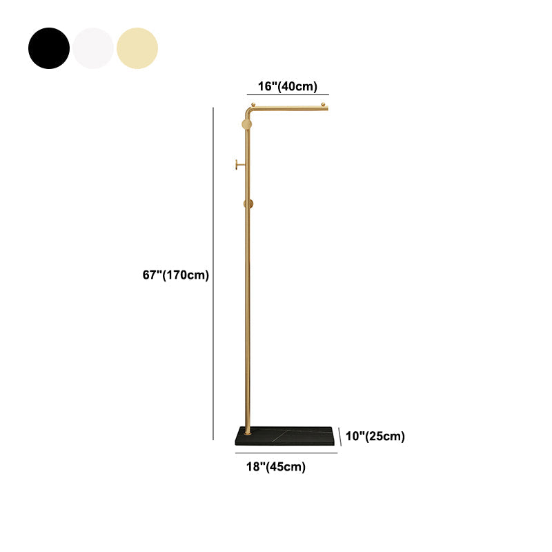 Gorgeous Coat Hanger Plain Free Standing Metal Coat Rack Metal for Living Room Clearhalo 'Entry & Mudroom Furniture' 'furn' 'furn_hall_tree_coat_racks' 'Furniture' 'Hall Trees & Coat Racks' 'hall_tree_coat_racks' 6064526
