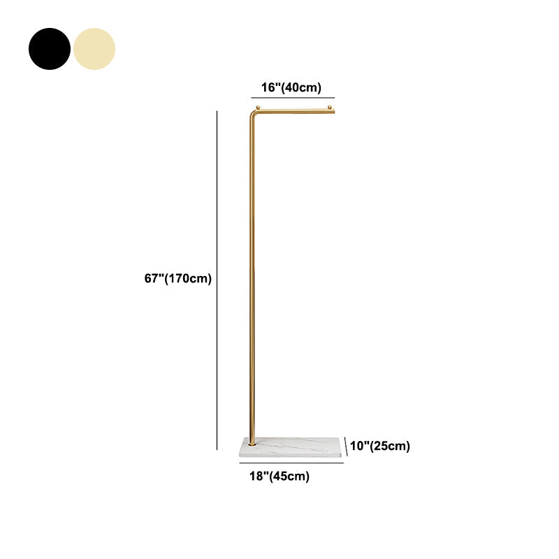 Gorgeous Coat Hanger Plain Free Standing Metal Coat Rack Metal for Living Room Clearhalo 'Entry & Mudroom Furniture' 'furn' 'furn_hall_tree_coat_racks' 'Furniture' 'Hall Trees & Coat Racks' 'hall_tree_coat_racks' 6064527