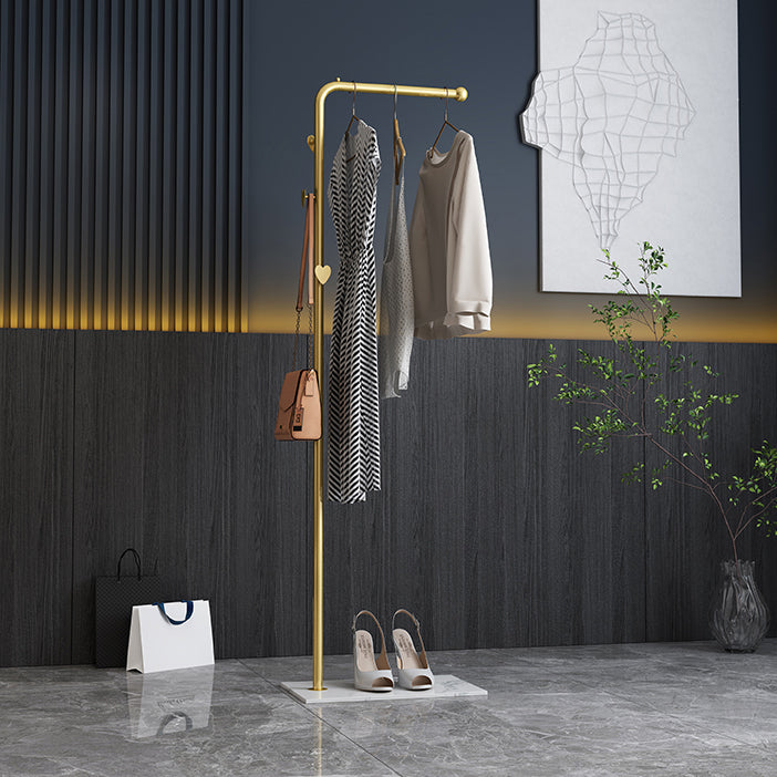 Zeitgenössischer Beatmetal -Rack Metall umgerahmt mit 3 Haken Eingangshalle Baumbaum