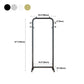 Industrielle minimalistische Style -Rack Metallic MEDALLIC FREE STRESTLE BASE BASE RACK