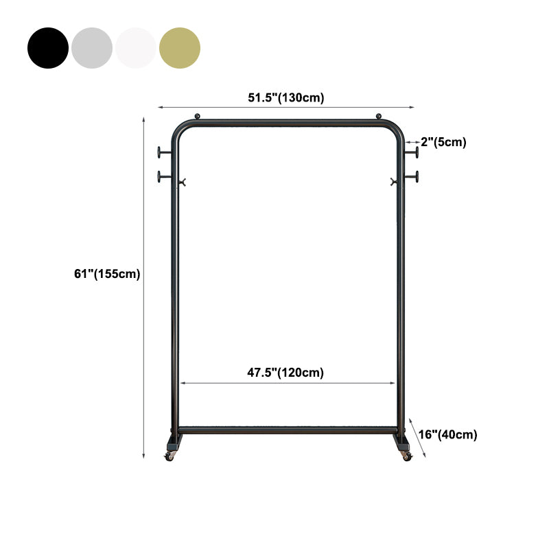 Industrielle minimalistische Style -Rack Metallic MEDALLIC FREE STRESTLE BASE BASE RACK