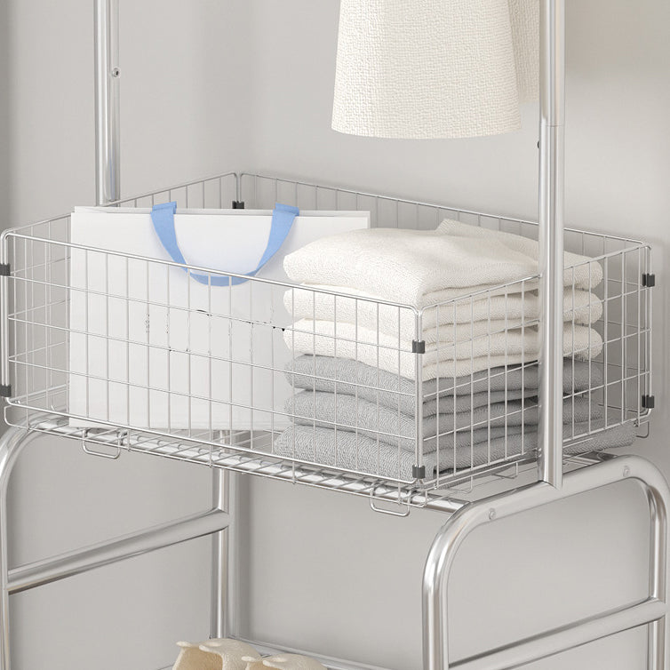 Glam metallico gancio cappotto mobile a piedi per camera da letto