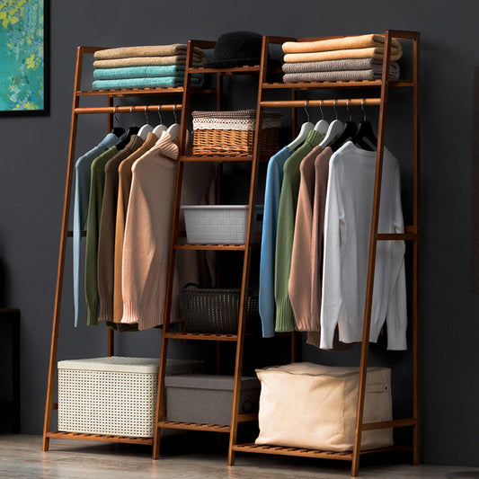 Rastrello in stile contemporaneo in bambù solido planimetro di design per soggiorno per soggiorno