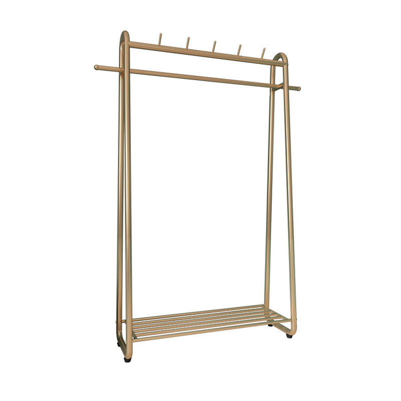 Estante de pelaje industrial Metálico Ganchos independientes Ratch de abrigo para el hogar para el hogar