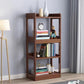 Modem Solid Wood Bookshelf Etagere Bookshelf 62.2" H X 11" W with Rectangular Shelves