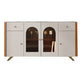 Moderno sideboard buffet a 2-catro e tavolo a buffet a 4 porte con luci a LED