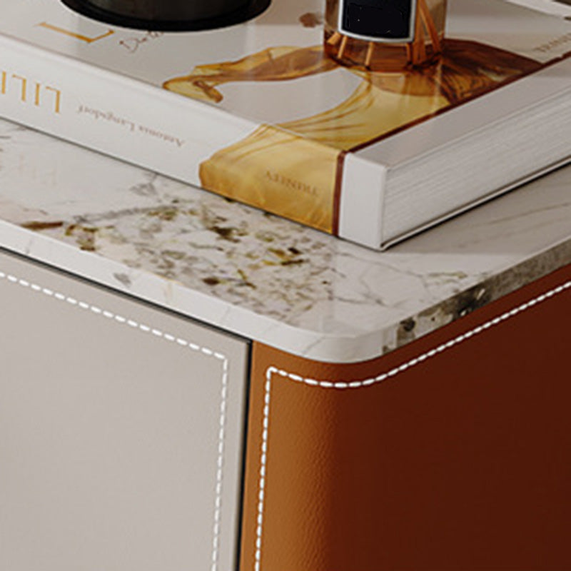 Moderno sideboard buffet a 2-catro e tavolo a buffet a 4 porte con luci a LED