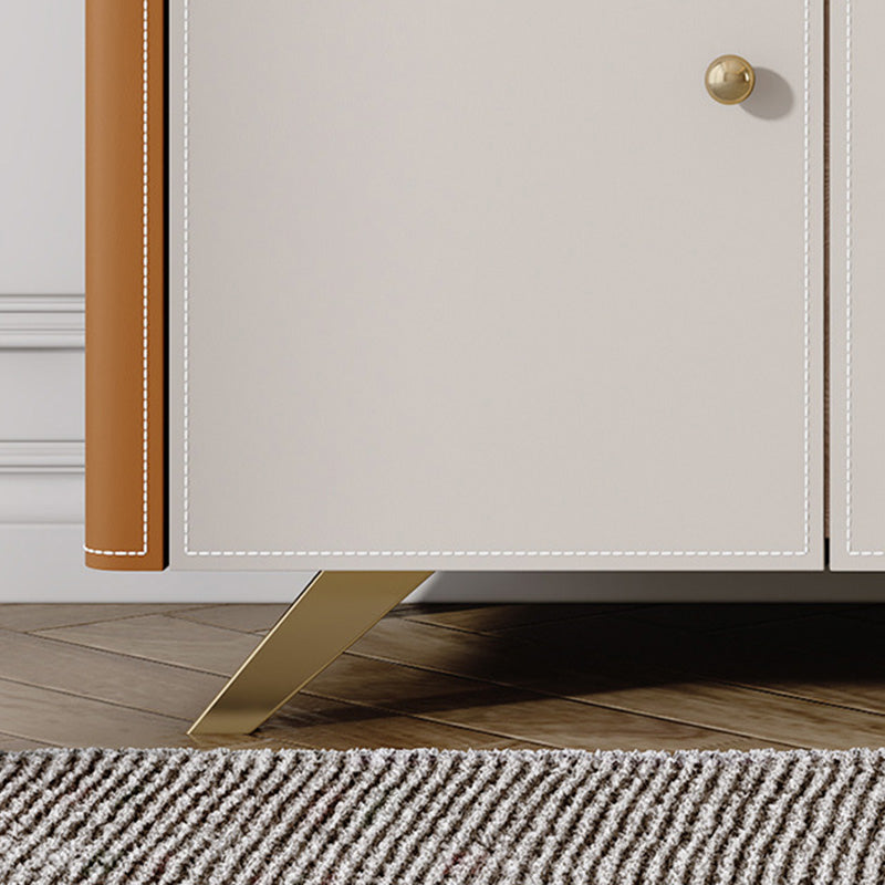 Moderno sideboard buffet a 2-catro e tavolo a buffet a 4 porte con luci a LED