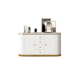 Glam Buffet Sideboard a 4 cassetti e mobili a 2 porte a buffet, 16 "W x 31" H