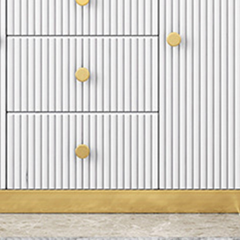 Glam Buffet Sideboard a 4 cassetti e mobili a 2 porte a buffet, 16 "W x 31" H