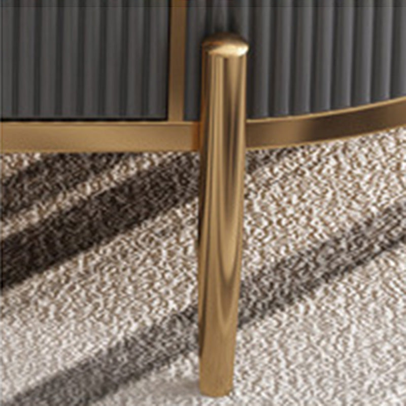 4-Door Buffet Sideboard Glam Cabinets Dining Buffet for Living Room Clearhalo 'buffet_sideboard' 'Buffets & Sideboards' 'furn' 'furn_buffet_sideboard' 'Furniture' 'Kitchen & Dining Furniture' 6065385