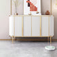 Glam Buffet Sideboard 4-Door Cabinets Dining Buffet for Living Room Clearhalo 'buffet_sideboard' 'Buffets & Sideboards' 'furn' 'furn_buffet_sideboard' 'Furniture' 'Kitchen & Dining Furniture' 6065449