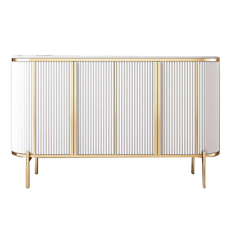 Glam Buffet Sideboard 4-Door Cabinets Dining Buffet for Living Room Clearhalo 'buffet_sideboard' 'Buffets & Sideboards' 'furn' 'furn_buffet_sideboard' 'Furniture' 'Kitchen & Dining Furniture' 6065453