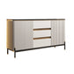 Mobili moderni sideboard buffet a 3 cassetti e sideboard a 2 porte