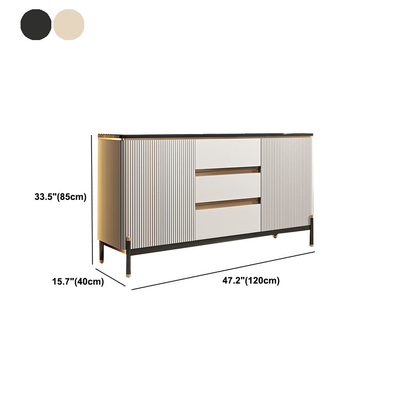 Mobili moderni sideboard buffet a 3 cassetti e sideboard a 2 porte
