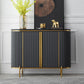 Glam Stone Dining Buffet Cabinets Buffet Sideboard for Living Room