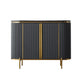 Glam Stone Dining Buffet Cabinets Buffet Sideboard for Living Room