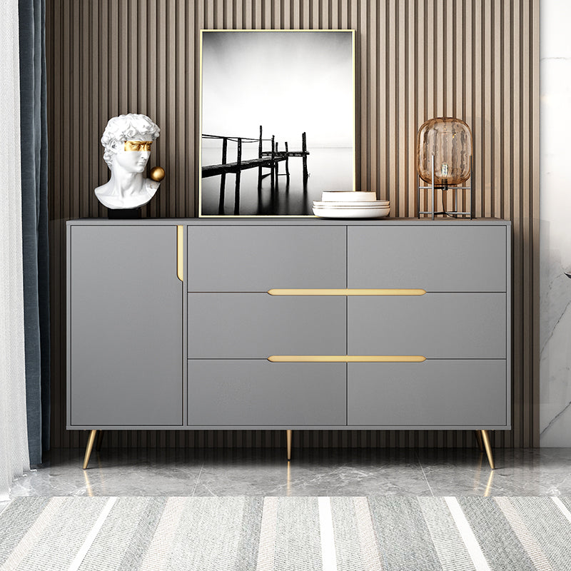 Gemanipuleerde houten sideboard tafel modern buffet dressoir voor keuken