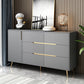 Gemanipuleerde houten sideboard tafel modern buffet dressoir voor keuken