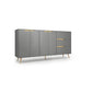 Gemanipuleerde houten sideboard tafel modern buffet dressoir voor keuken