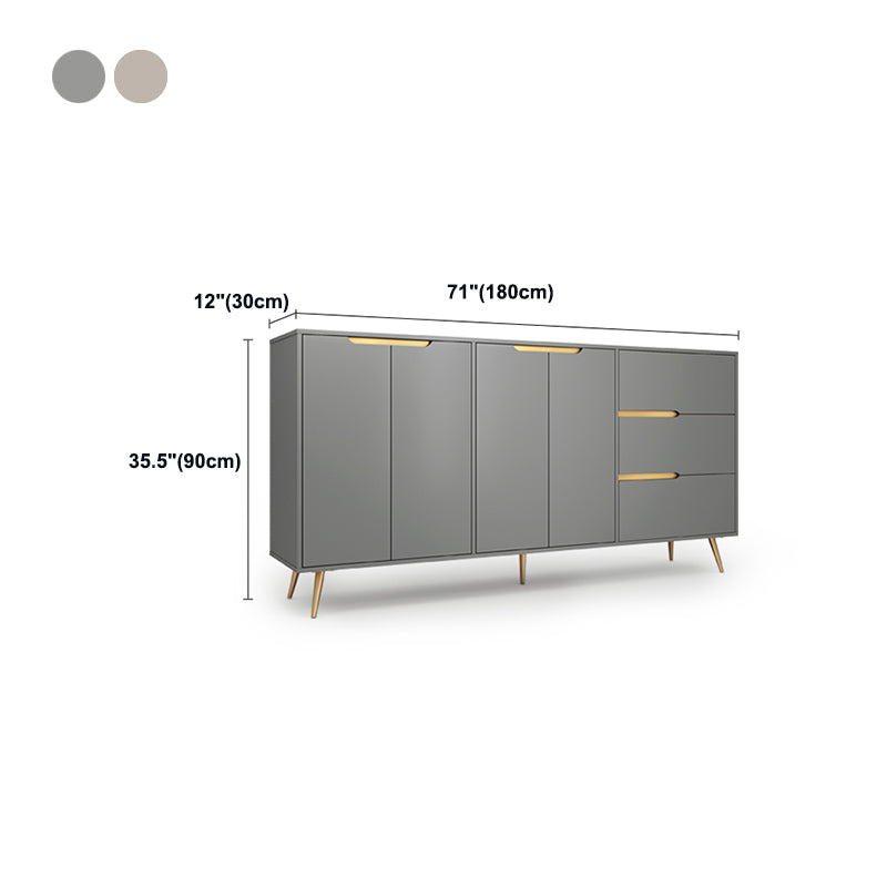 Gemanipuleerde houten sideboard tafel modern buffet dressoir voor keuken