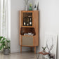 Pine Solid Wood Buffet Server 55.1 "H Moderno Comedor para cocina para la cocina