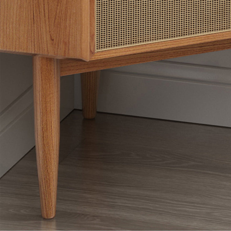 Pine Solid Wood Buffet Server 55.1 "H Moderno Comedor para cocina para la cocina