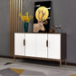 Contemporary Dining Buffet Solid Wood Dining Server for Kitchen Clearhalo 'buffet_sideboard' 'Buffets & Sideboards' 'furn' 'furn_buffet_sideboard' 'Furniture' 'Kitchen & Dining Furniture' 6065857