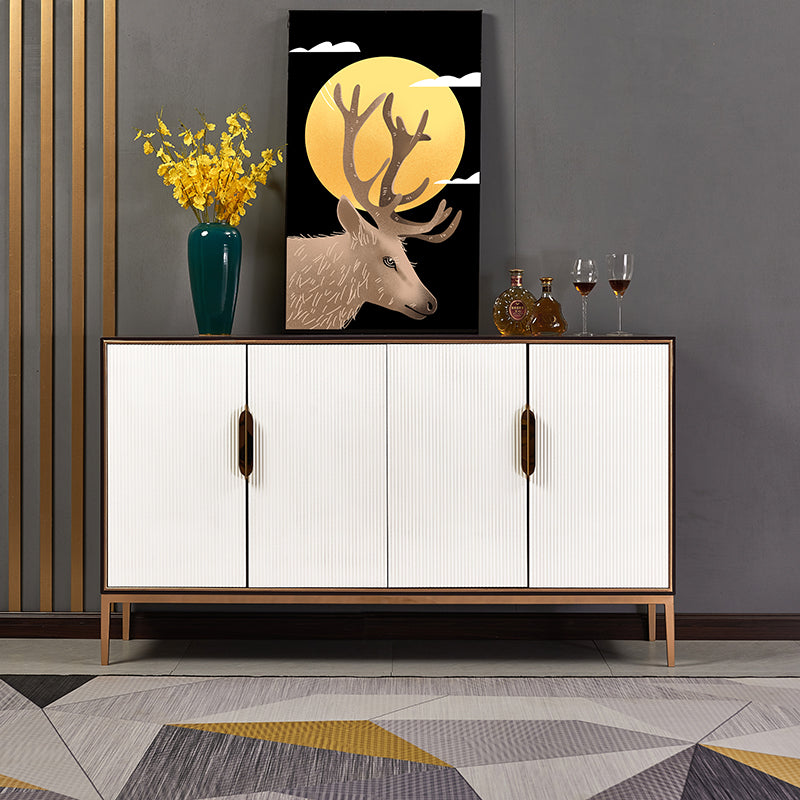 Contemporary Dining Buffet Solid Wood Dining Server for Kitchen 63"L x 16"W x 35"H Clearhalo 'buffet_sideboard' 'Buffets & Sideboards' 'furn' 'furn_buffet_sideboard' 'Furniture' 'Kitchen & Dining Furniture' 6065858