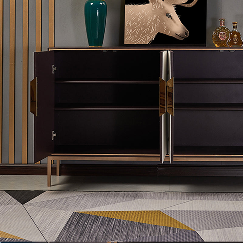 Contemporary Dining Buffet Solid Wood Dining Server for Kitchen Clearhalo 'buffet_sideboard' 'Buffets & Sideboards' 'furn' 'furn_buffet_sideboard' 'Furniture' 'Kitchen & Dining Furniture' 6065862