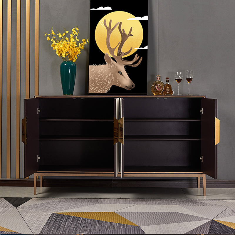 Contemporary Dining Buffet Solid Wood Dining Server for Kitchen Clearhalo 'buffet_sideboard' 'Buffets & Sideboards' 'furn' 'furn_buffet_sideboard' 'Furniture' 'Kitchen & Dining Furniture' 6065869