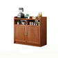 Rubberwood Solid Wood Sideboard Cabinets Contemporary Sideboard for Living Room