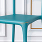 Modern Style Stackable Chair Dining Open Back Armless Chair for Kitchen with Plastic Legs