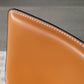 Designer Style Armless Chair Solid Back Side Leather Chair for Restaurant