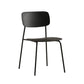 Industrial Armless Kitchen Chair Plastic Open Back Side Indoor Chair with Metal Base Clearhalo 'Dining Chairs' 'Dining Tables & Seating' 'dining_chair' 'furn' 'furn_dining_chair' 'Furniture' 'Kitchen & Dining Furniture' 6066095