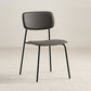 Industrial Armless Kitchen Chair Plastic Open Back Side Indoor Chair with Metal Base Grey 1 Piece Clearhalo 'Dining Chairs' 'Dining Tables & Seating' 'dining_chair' 'furn' 'furn_dining_chair' 'Furniture' 'Kitchen & Dining Furniture' 6066098