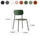 Industrial Armless Kitchen Chair Plastic Open Back Side Indoor Chair with Metal Base Clearhalo 'Dining Chairs' 'Dining Tables & Seating' 'dining_chair' 'furn' 'furn_dining_chair' 'Furniture' 'Kitchen & Dining Furniture' 6066137