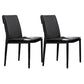 Upholstered Side Chair Faux Leather Modern Dining Side Chair