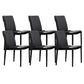 Upholstered Side Chair Faux Leather Modern Dining Side Chair