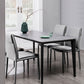 Upholstered Side Chair Faux Leather Modern Dining Side Chair