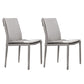 Upholstered Side Chair Faux Leather Modern Dining Side Chair