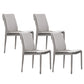 Upholstered Side Chair Faux Leather Modern Dining Side Chair