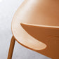 Modern Open Back Side Chair Plastic Indoor Arm Chair for Dining Room