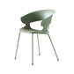 Modern Open Back Side Chair Plastic Indoor Arm Chair for Dining Room