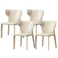 Contemporary Dining Side Chair Faux Leather Dining Chairs for Home