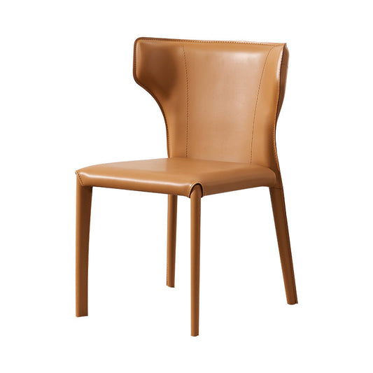 Contemporary Dining Side Chair Faux Leather Dining Chairs for Home